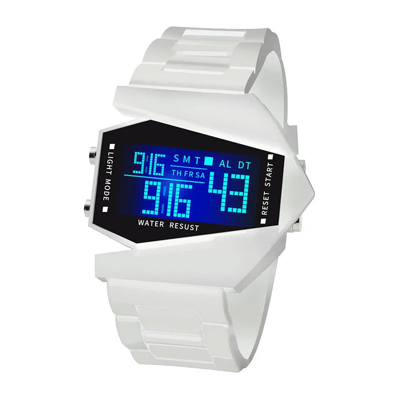💥⌚Montre LED créative et lumineuse en forme d'avion🔥