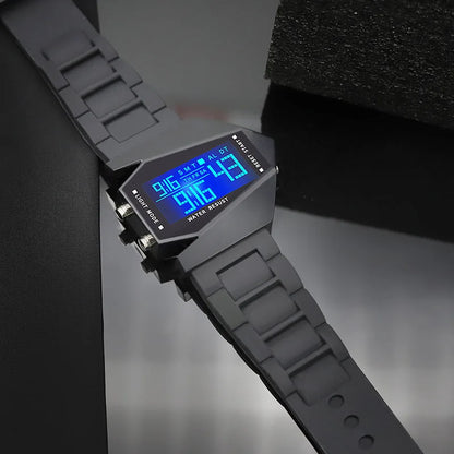 💥⌚Montre LED créative et lumineuse en forme d'avion🔥